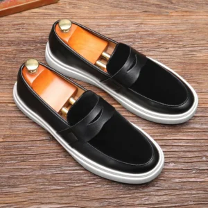 Mocasines Summer Walk Loafers Suede Shoes For MenSneakers Brown Suede Leather Flats Men Brand High Quality Shoes Big Size 38-46
