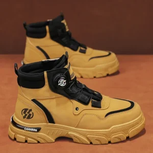 Boots Men Shoes Casual Cowboy Tactical Motorcycle Chelsea Ankle Work Leather Outdoor Designer Luxury Hiking Botas Hombre