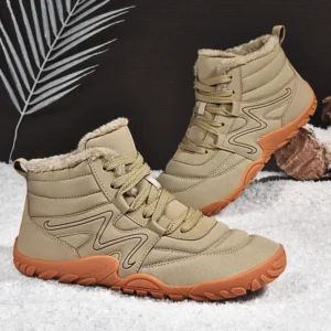New Winter Boots For Men Snow BareFoot Outdoor Non-slip Warm Fur Casual Sneakers Plus Size Lightweight Ankle Boots Hiking Shoes
