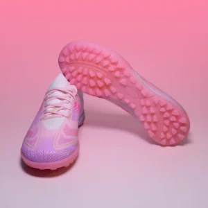 QQ-F50 Pro Mens Soccer Shoes Laceless TF/FG Training Football Sneakers Non-slip Youth Turf Soccer Cleats Chuteira Campo 35-45