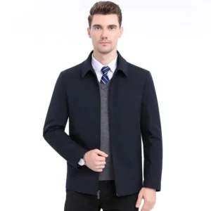 brand turn down coat casual jacket Men Simple top business new jacket Men's Bomber Zipper Jacket Baseball Coat Men Plus size 4XL