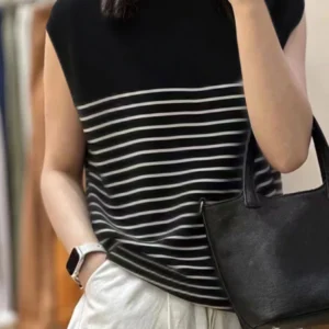 Fashion Women Sleeveless OL Blouse Summer Office Shirt 2024 ZANZEA Casual Stripe Tanks Tops Female Elegant Work Blusas Chemise