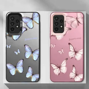 Butterfly Phone Case for Samsung Galaxy A12 A13 A14 A15 A16 A22 A24 A25 A32 A33 A34 A35 A51 A53 A55 A71 A72 A73 5G Cover