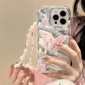 Butterfly Phone Case For iPhone 11 13 16 Pro Max 14 15 12 XR X XS 7 8 Plus SE 16promax 15promax Soft TPU Transparent Cover Funda