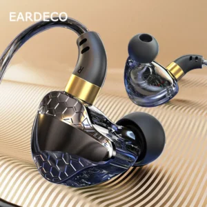 EARDECO 3.5mm Wired Headphones HIFI Bass Wired Earphone Earbuds inear Headphones Phone Mobile Headset with Mic Earphone Handfree