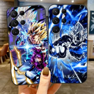 Goku D-Dragon Ball Z Anime For Samsung Galaxy S24 S23 S22 S21 S20 FE S10 S10E Plus Ultra Pro Lite 5G Black Back Phone Case