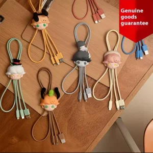 New Genuine Dimoo World X Disney Series 2 In 1 Cable Blind Box Lovely Dimoo Disney Co-Branded Series Mystery Box Cute Cable Gift