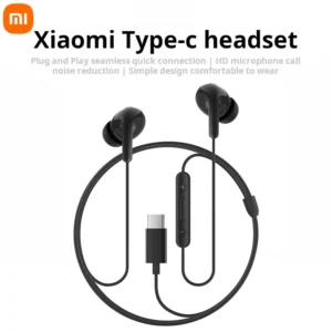 Original Xiaomi Type-C Wired Headset High Definition Call Noise Reduction Earphone With Mic Headphones Sport Waterproof Earbuds