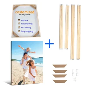 Dropshipping Custom Spray Printing on Canvas Painting Personalized Photo Print Posters Artwork Gift for Home Decoration Pictures