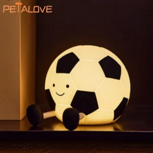 Night Light Cute Animal Silicone Lamp USB Rechargeable Soft Warm Light Room Bedside Decoration