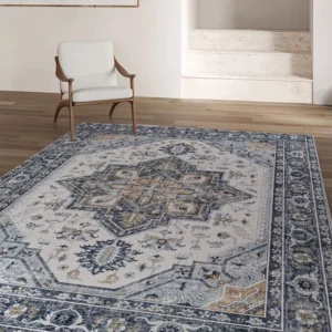 Retro Persian Type Rug Bohemian Living Room Decorative Carpet Comfortable Soft Bedroom Rug Non Slip Machine Washable Carpets 양탄자