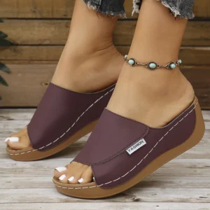Summer Sandals Shoes Women Platform Walking Shoes Slip On Sandals Woman Wedge Ladies Shoes Beach Female Woman Slippers Footwear