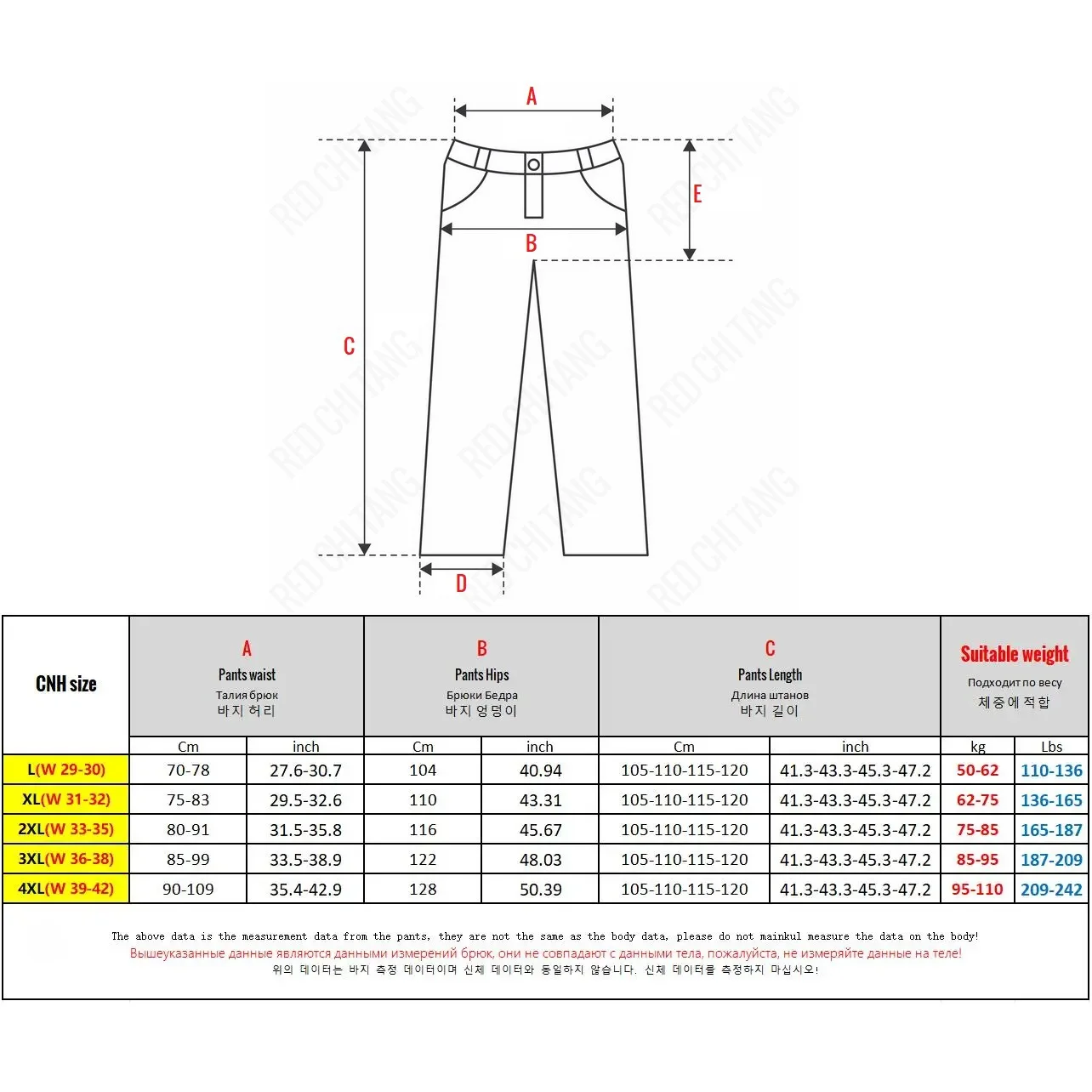 190cm Auntumn Men's Tall Pants Cotton Straight Fit Trousers Teeneeger Male Drawistring Extra Long Length 110 115 Cm Lengthened - Image 2