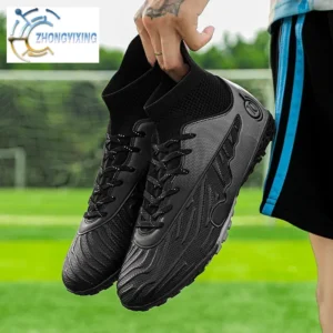 New Multi-color Optional Summer Football Men's and Women's Outdoor Football Training Shoes Lawn Long Cleats Wear and Comfortable